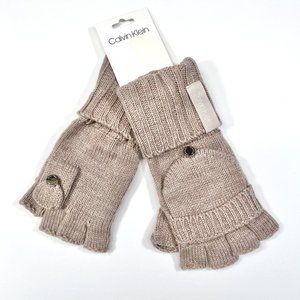 🎊HP🎊 NWT - Calvin Klein - Convertible Fingerless Gloves w/ Mitten Flap Cover